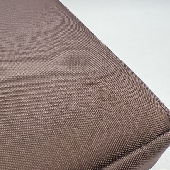 Case Logic 15 Cassette Tape Storage Case Wrist Strap Brown Nylon Tote Carry 12" - Picture 5 of 7